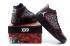 Nike Air Jordan XX9 Preto Branco Ginásio Vermelho Elefante Impressão Sapatos 695515-023 Unissex