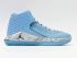 des chaussures de basket-ball Air Jordan 32 UNC bleu gris AA1253-401