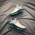Nike Air Jordan XXXII 32 Low Jade Hombres Zapatos De Baloncesto Gris Verde Negro