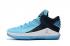 Sepatu Basket Pria Nike Air Jordan XXXII 32 Retro Rendah Biru Langit Hitam AA1256-401