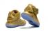 Nike Air Jordan XXXII 32 Retro Pria Sepatu Basket Emas Hitam