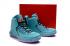 Nike Air Jordan XXXII 32 Retro Pria Sepatu Basket Hijau Ungu