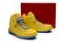 Nike Air Jordan XXXII 32 รองเท้าบาสเก็ตบอลผู้ชาย Retro สีเหลืองสีน้ำเงิน