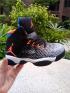 Nike Air Jordan XXXI 31 รองเท้าบาสเก็ตบอลเด็กสีดำสีเทาสีส้ม 848629
