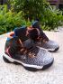 Nike Air Jordan XXXI 31 Kid Basketbalové boty Černá Šedá Oranžová 848629