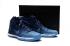 Giày bóng rổ nam Nike Air Jordan XXXI 31 Navy Blue Bright Blue White 845037