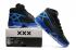 Nike Air Jordan XXX 30 Retro Herresko Sort Cat Galaxy Royal Blue 811006