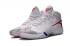 Nike Air Jordan XXX Retro Homme Blanc Argent Rouge Chaussures de basket 811006