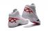 Nike Air Jordan XXX Retro Herren Weiß Silber Rot Basketballschuhe 811006