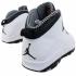 エア ジョーダン 10 - スチール ホワイト ブラック ライト グレー 310805-103 、靴、スニーカー
