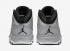 Air Jordan 10 Cement Smoke Gri Siyah Üniversite Kırmızı Beyaz 310805 062, ayakkabı, spor ayakkabı