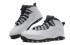 Nike Air Jordan 10 X Retro Steel Blanc Noir Rouge Femmes Chaussures 310806 103