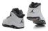 Nike Air Jordan 10 X Retro Steel Blanc Noir Rouge Femmes Chaussures 310806 103