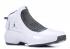 Nike Air Jordan 19 Retro Bianche Flint Grigio AQ9213-100