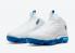 des chaussures de basket-ball Air Jordan Reign blanc laser bleu pour femme CD2601-104