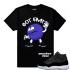 Match Jordan 11 Space Jam 2016 GOT EM T-shirt noir