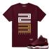 Passend zum kastanienbraunen T-Shirt „Jordan 11 Velvet GS 23“