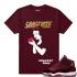 Passend zum kastanienbraunen T-Shirt „Jordan 11 Velvet GS Savage-Mode