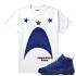 Jordan 12 Blau-Wildleder Deep Royal T-Shirt webp