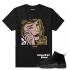 Passend zum schwarzen T-Shirt „Jordan OVO 12 Fake Love V2“