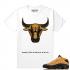 Camiseta Match Air Jordan 13 Chutney 13 Bull White