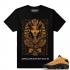 Match Air Jordan 13 Chutney Dxpe Gods Pharoah Zwart T-shirt