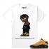 Match Air Jordan 13 Chutney Lil Uzi Vert Camiseta branca Rockstar