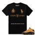Koszulka Match Air Jordan 13 Chutney Polo Guns firmy DxpeGods Czarna koszulka