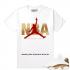 Match Air Jordan 13 DMP NBA Never Broke Again camiseta blanca