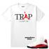 Passend zum weißen T-Shirt „Jordan 13 OG Chicago Trap Jumpin