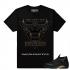 Match Air Jordan 14 DMP Rare Air 14s Bull Black T-shirt