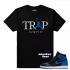 Match Jordan 1 Royal OG Trap Jumpin Camiseta preta