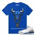 Camiseta Match Jordan 3 True Blue OG OG Bull Royal