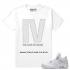 Biała koszulka Match Air Jordan 4 Pure Money Love of Kicks