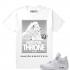 Match Air Jordan 4 Pure Money Watch the Throne T-shirt blanc