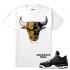 Passend zum weißen T-Shirt „Jordan 4 Royalty Cyborg Bull“