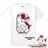 Match Jordan 6 Alternate Rare Air 6s Camiseta branca