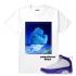 Match Jordan 9 Kobe Mirrored Iceberg T-shirt bianca