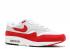 Nike Air Max 1 Anniversary Red White University Merah 908375-100