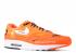 Nike Air Max 1 SE Just Do It Naranja Blanco Total Negro AO1021-800