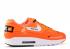 Nike Air Max 1 SE Just Do It Orange Hvid Total Sort AO1021-800