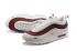 Nike Air Max 97 Max 1 Sean Wotherspoon Chaussures de course unisexes Blanc Deep Red