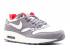 Donna Air Max 1 Leopard Pack Charcoal Gym Sail Rosso 319986-099