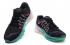 Nike Air Max 2015 Negro Hot Lava Light Aqua Blanco Zapatos para correr para mujer 698903-008