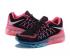 Nike Air Max 2015 Negro Rojo Azul Zapatos para correr para mujer 698903-016