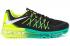 Nike Air Max 2015 Noir Volt Hyper Jade Blanc Chaussures de course pour hommes 698902-003