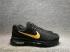 Venta barata Nike Air Max 2017 Negro Oro Hombres Zapatos para correr 855615-991