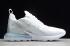 2020 Nike Air Max 270 White Metallic Summit White CD8497 100