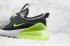 2020 Nike Air Max 270 Extreme Running Shoes Grey Black Fluorescent Green CI1107-070