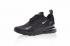 Giày chạy bộ thể thao Nike Air Max 270 All Black Noire AH8050-202